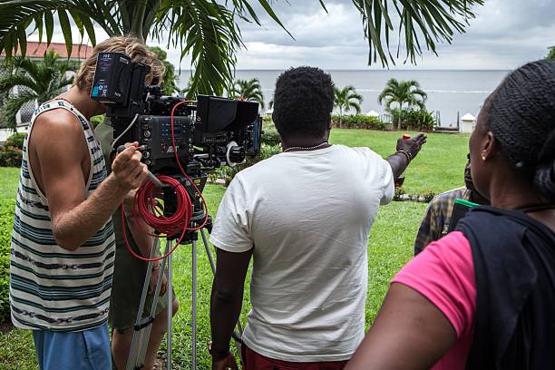 Nollywood film set Nigeria